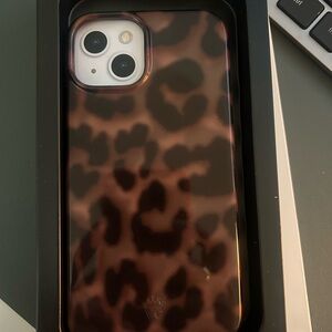 Velvet Caviar Brown Leopard iPhone 14 Case